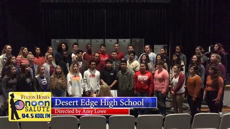 Noon Salute Desert Edge High School 01 27 - YouTube