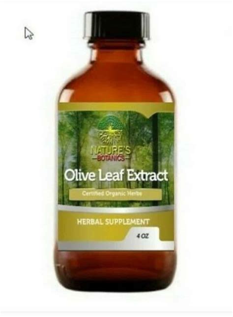 Olive Leaf Extract - Nature's Botanics Inc.