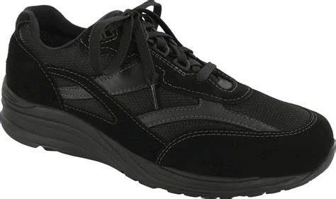 Men's SAS Journey Sneaker Black Suede/Mesh 11 W - Walmart.com