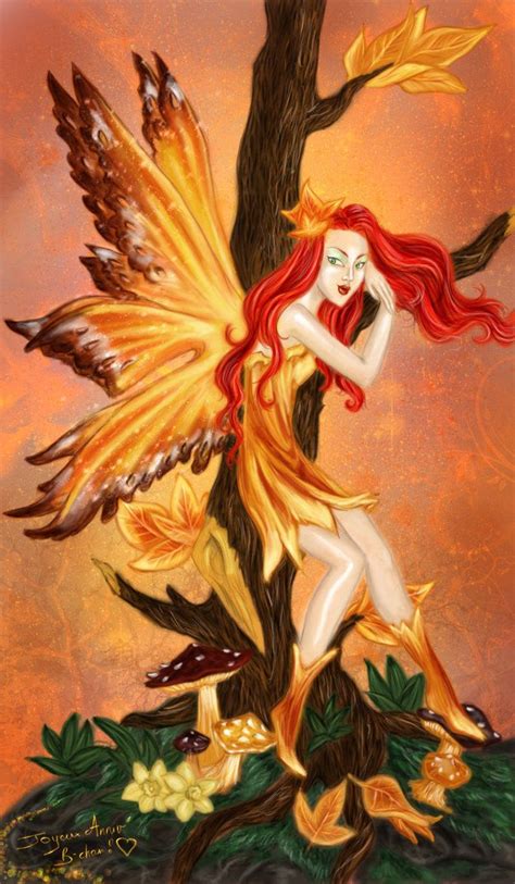 Autumn fairy | Autumn fairy, Fairy paintings, Fairy statues