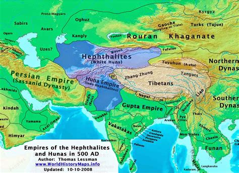 Civilizations, empires and states in Southern Asia