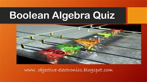 Boolean Algebra Quiz