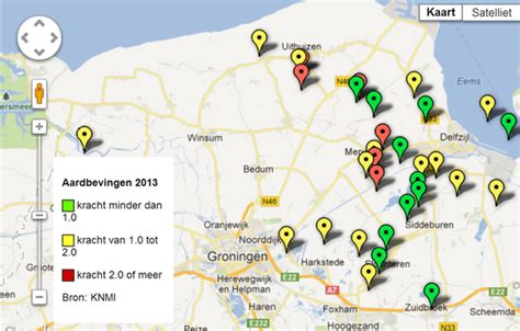 Aardbeving door gaswinning Groningen