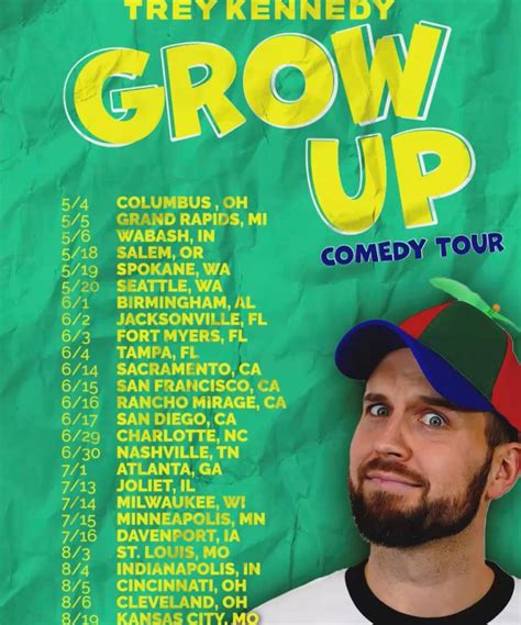 Trey Kennedy - Grow Up Comedy Tour - 30 June 2023 - Ryman Auditorium ...