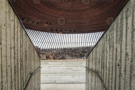 Temppeliaukio rock church famous modern architecture landmark interior ...