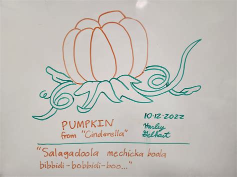 Pumpkin from Cinderella - 10-12-2022 by WhiteboardArtist on DeviantArt