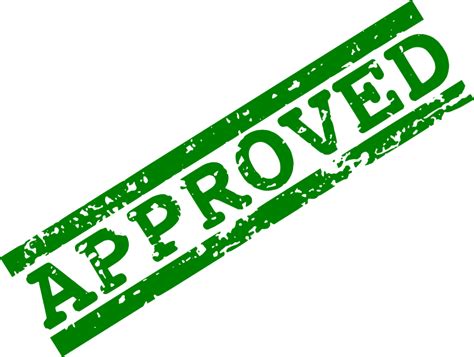 5 Red Green Approved Stamp (PNG Transparent) | OnlyGFX.com