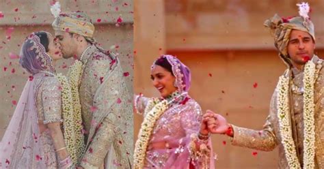 Kiara advani sidharth malhotra wedding video varmala ceremony at jaisalmer