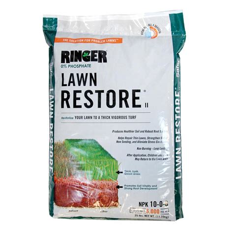 Safer Brand 25 lb. Ringer Lawn Restore II Fertilizer-9333 - The Home Depot