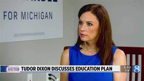 Republican governor candidate Tudor Dixon on education - YouTube