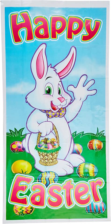 Beistle Easter Door Cover, Multi Color, 30″ x 5′ – TopToy