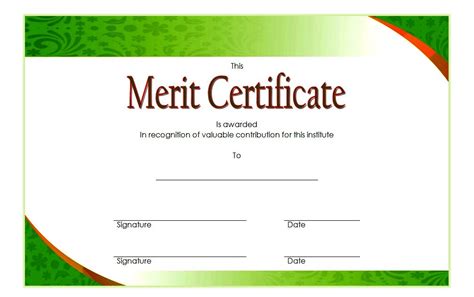 10+ Certificate of Merit Templates Editable Free Download – Fresh & Professional Templates