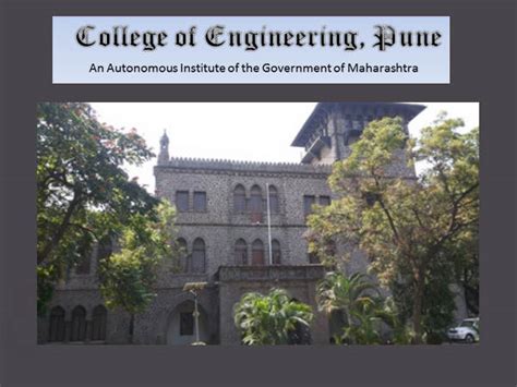 College of Engineering, Pune - 2019 Admission, Fees, Placements ...