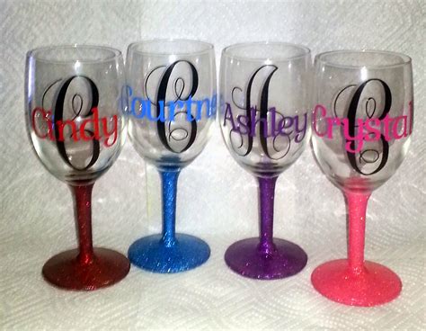 Crystal's Creative Spot: Personalized Wine glasses