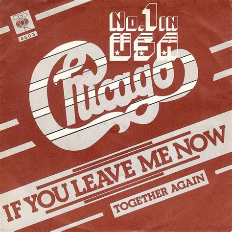 Chicago - If You Leave Me Now (1976, Vinyl) | Discogs