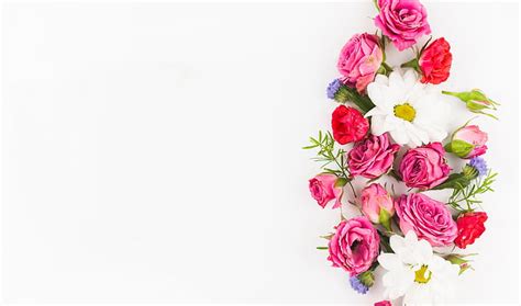 HD wallpaper: white, flowers, background, roses, bouquet | Wallpaper Flare