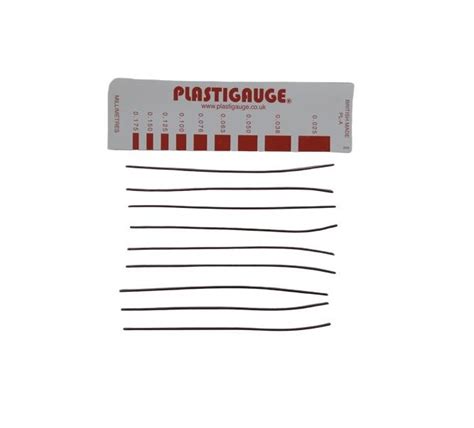 Plastigauge - Precision Measurement Kit- 10 Piece Red 0.025mm to 0.175mm | Shop Today. Get it ...