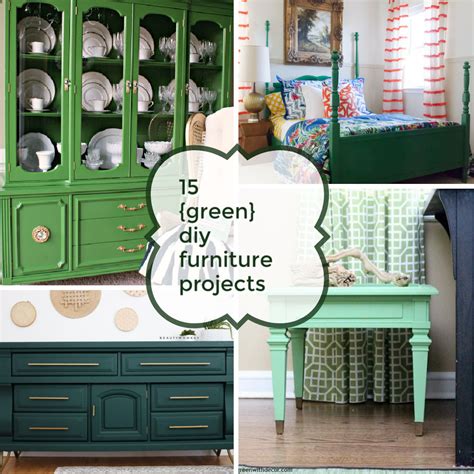 15 {Green} DIY Furniture Projects - Katie Drane Blog