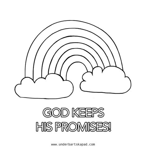 Printable Coloring Pages - God keeps His Promises - Underbart skapad ...