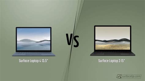 Surface Laptop 4 13.5” vs. Surface Laptop 3 15” - Detailed Specs Comparison