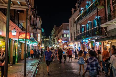 Jon Hauge Photography | Bourbon Street at Night - New Orleans