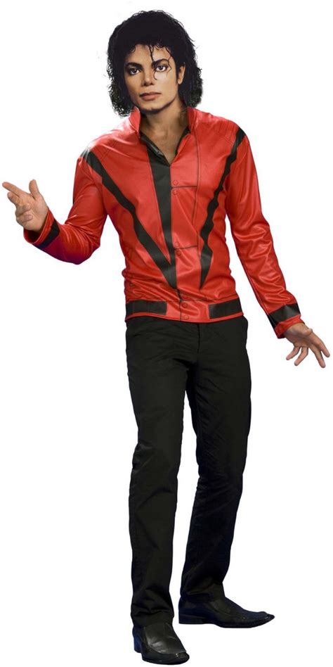 Michael Jackson Red Thriller Jacket Adult Costume - PartyBell.com