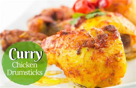 Oven Fried Curry Chicken drumsticks Recipe | SparkRecipes