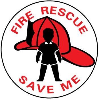 CHILD FINDER - Fire Rescue Window Decals