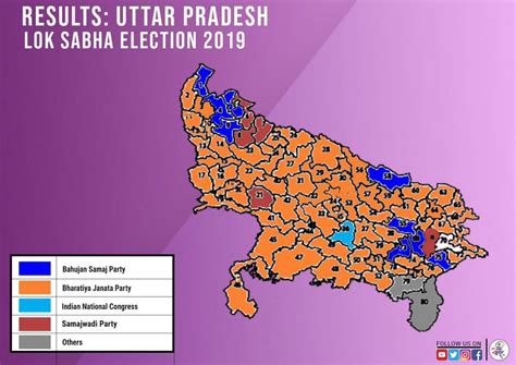 In maps: How political parties fared in Lok Sabha election 2019 across ...