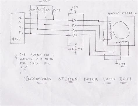 Stepper Motor Connection Diagram