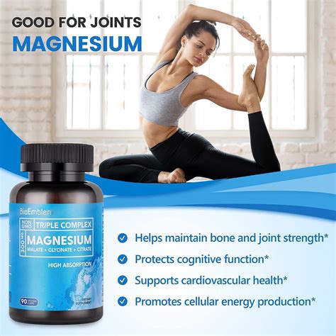 BioEmblem High Absorption Triple Magnesium Complex 300mg | Supports ...