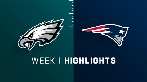 Philadelphia Eagles vs. New England Patriots highlights | Week 1