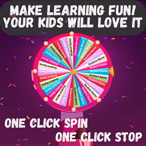 Spin The Wheel Digital Name Selector PowerPoint | Made By Teachers