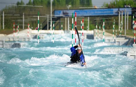 Whitewater Kayaking Lee Valley White Water Centre London United Kingdom