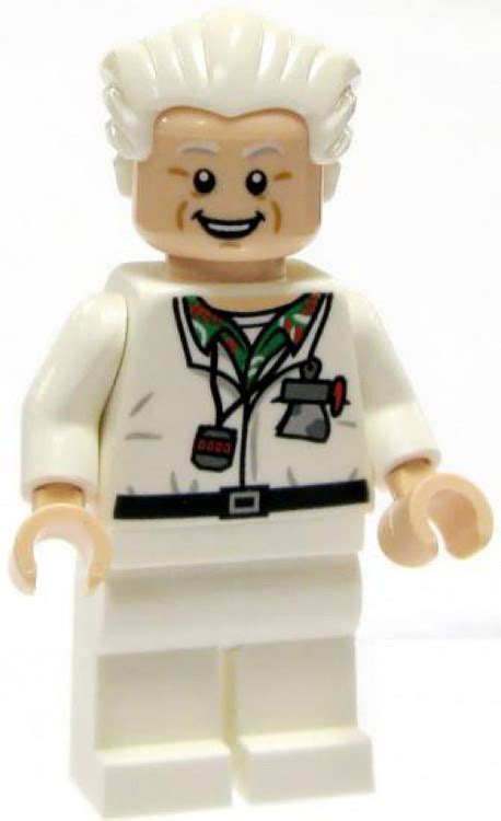 LEGO Back to the Future Loose Doc Brown Minifigure Loose - ToyWiz