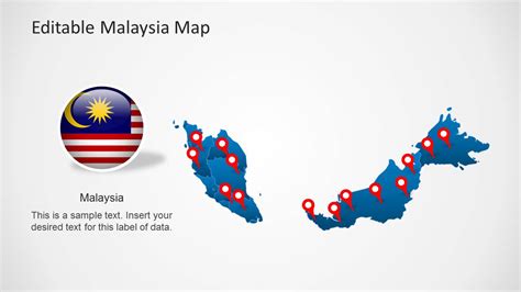 Malaysia Map Template for PowerPoint - SlideModel