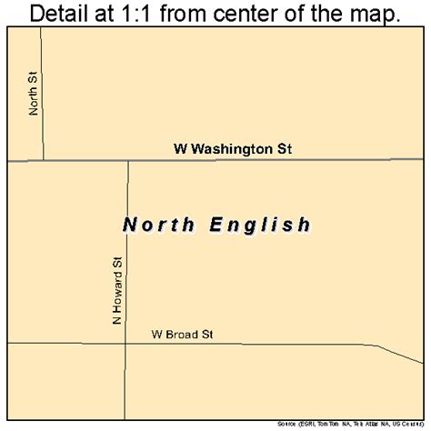 North English Iowa Street Map 1957225