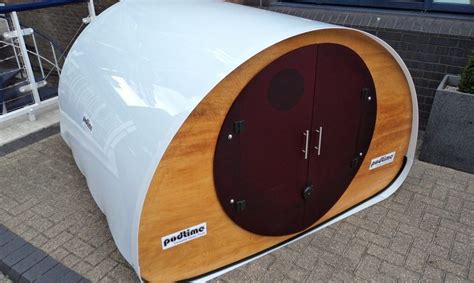 Shedworking: Podtime: outdoor sleep pods | Sleeping pods, Flat pack, Shelter design