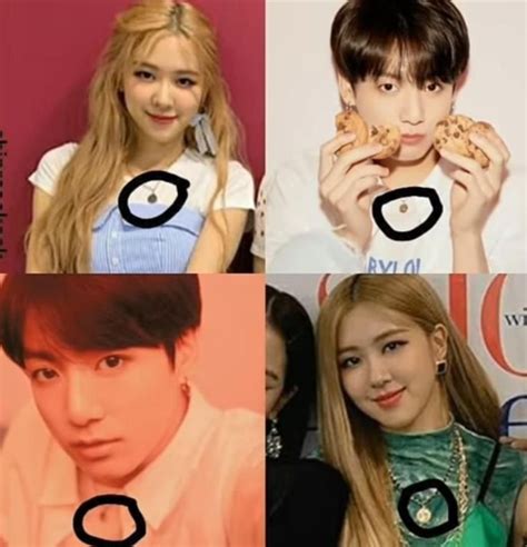 Rosé Blackpink and BTS Jungkook dating? 🌠 #1 - theory 🌠 #3 - teori … # ...