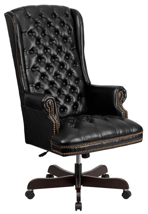 High Back Tufted Black Executive Office Chair from Renegade | Coleman Furniture