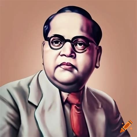 Dr. b.r. ambedkar writing the indian constitution on Craiyon