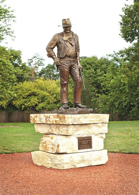 John Wayne - Souvenirs - Statue en Bronze - ' Bbirthplace' Winterset - Iowa - David Manuel ...