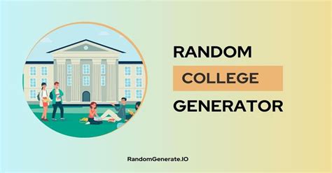 Random College Generator - Pick Colleges at Random