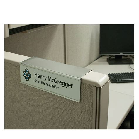 Cubicle Nameplate Holder - 8 x 2 - Walmart.com - Walmart.com