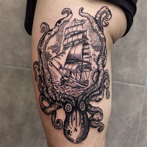 Kraken Tattoos Designs, Ideas and Meaning | Tattoos For You