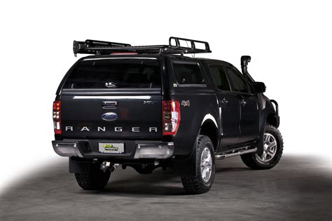 Ford Ranger T6/Wildtrak/Raptor (2012-2022) Slimline II Roof Rack Kit Front Runner ...