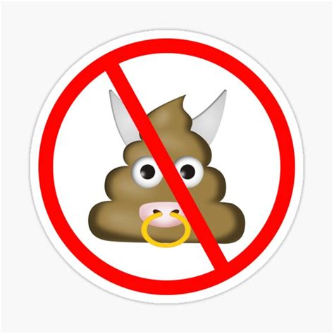 "'No Bullshit' Bull and Poop Emoji Combo" Sticker for Sale by PanosTsalig | Redbubble