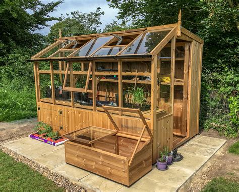 Swallow Jay 6x14 Wooden Potting Shed | Greenhouse Stores | Greenhouse ...