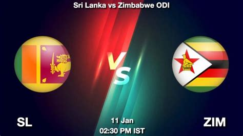 SL vs ZIM Dream11 Team Prediction, Fantasy Cricket Tips 11-Jan-2024