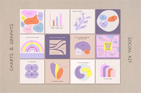 Charts & Graphs CANVA PS on Behance